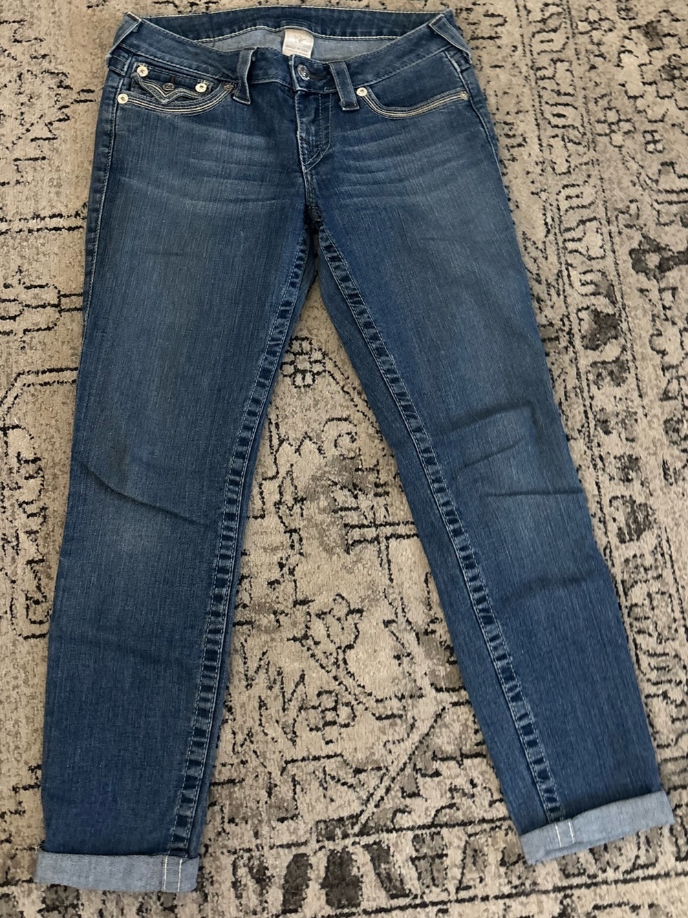 True Religion Women’s Blue Slim Fit Jeans